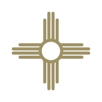 Novi Mexico State Flag Sante Fe Logo naljepnica naljepnica - samoljepljivi vinil - Vremenska zaštitna