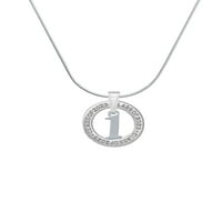 Delight nakit silvertni broj - - Srebrna klasa zvonaste ogrlice, 18
