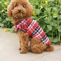 AM PET PLAJNI MAJICA PET Odjeća za pseće proljeće ljetna odjeća