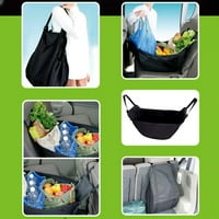 YRTOES Sklopiva torba za pohranu za automobilske potrepštine, prenosive i viseće vrećice za crnu krpu,