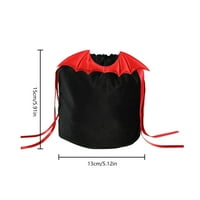 Halloween BAT krila tretiraju torbe meka baršunasti trik ili tretiraju torbu sa crtežom za djecu slatke