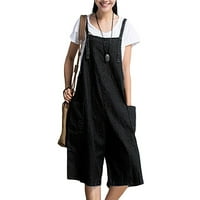 Ženske kratke hlače od trapera šipke šipke šipke šipke Black XL
