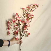 Dyfzdhu umjetni Cherry bresk cvijet svilenog cvijeća kućna zabava cvjetni dekor