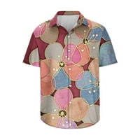 Muški ne-pozicionirani tisak Havajska majica Casual Comfort FAVE majica kratkih rukava za bluze za bluze