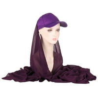 Ausyst Cowgirl Hat Classic Women Solid India Muslimanke Chemo Hat Head Headwear Head Wraps Turbans Beanie