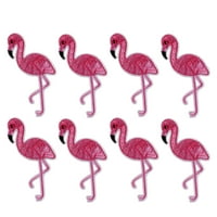 Flamingo zakrpe za odjeću modni kostim vez applički jakne Jeans krpe zakrpe