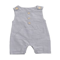 Canrulo Baby Girls Boys Casual Rodper Pamuk odjeća modni odjeća Višebojna 6- mjeseci