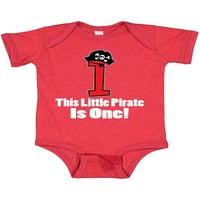 Inktastic 1. rođendan Outfit Pirate HAT broj poklon baby boyysuit