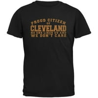 Ponosan da niko ne voli majicu Cleveland Crna za odrasle - 2x-velika
