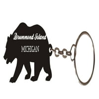 Drummond Island Michigan Suvenir Metl Mear tastera