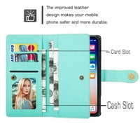 Novčanik Kompatibilan sa iPhone Pro, magnetskom futrolom, [Slots kartica] [remen za ručni remen] [Standard]