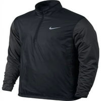 Nike Golf polu-zip štit crna tamno siva jakna