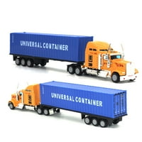 Rygai Diecast Legura kontejner za kamiona Teretna tehnika Model modela Obrazovanje Dječje igračke, višebojni
