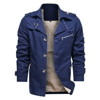 Muška jakna za alate Vjetrootporna laper radne odjeće kaputi casual gumb Spring Fall Outweard