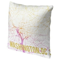 Kavka dizajnira Washington DC Sunset naglasak jastuka