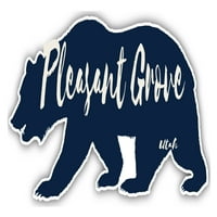 Ugodan Grove Utah Suvenir 3x frižider magnetni medvjed dizajn