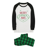 Božićne pidžame Usklađivanje obitelji Pajama Set tiskane košulje za muškarce