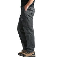 Teretne hlače za muške modne casual multi džepne kopče sa zatvaračem muške teretne hlače na otvorenom