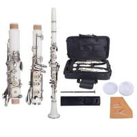 Ubegoo Professional 17Key klarinet za studentski pojas sa klarinet torba, bijela