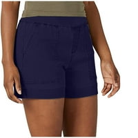 Ganfancp ljetne kratke hlače za žene FIT Pješačke kratke hlače Ležerne prilike za struku Stretch Twill