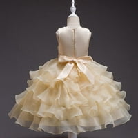Djevojke za djecu Pageant čipke haljine Djevojke haljina Toddler Formalna haljina Bowknot Tutu haljina