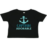 Inktastični kapetan divan, sidro za čam, mornar, jedrenje poklon baby boy majica