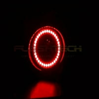 FlashTech LED RGB višebojni Vanjski vodootporan HALO prsten za maglu Maglica za Chrysler 05- sa V. Fusion