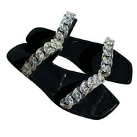 Ženske papuče Gnobogi Ljetne sandale za žene ravne klizanje na sandalama Roman cipele Otvorene prste
