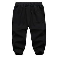 Zuwimk hlače za muškarce moda, muške performanse serije Extreme Comfort opuštena pant crna, m