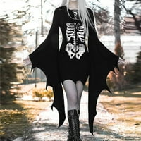 Ženske haljine Ležerne prilike Print Gothic Plus size Dugim rukavima zimska pad trendy haljina
