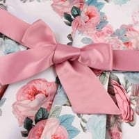 B91XZ TUTU haljine za djevojčice Toddler Dječje djece Dječje djevojke cvjetne cvijeće Print kratkih