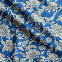 SOIMOI cvjetni print, poli taffeta tkanina, dekor šivaći tkanina od dvorišta široka, ukrasna tkanina