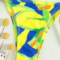 Ženski bikini visokog struka Bandeau zavoj bikini set push-up brazilski kupaći kostimi kupaći kostimi