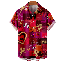 Ružičasta ljubavna srca ljeti moda 3d majice dječaci muške prevelike plaže Kids Dečija majica kratki