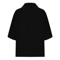 Adviicd bluze za žene Business Casual Cute Tops Ženski dugi rukav dolje majice Jednostavna radna bluza