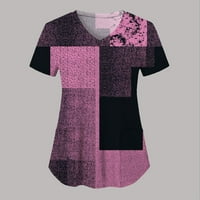 Košulje za žene Grafički tee Ljeto tiskovina V izrez majica