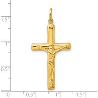 Sterling Silver Gold-Tone Crucifi Cross Privjesak - JBSP
