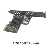 USB3. PREDNJI TIP E 20PIN Ekspanzijska kartica ASM Chip 10Gbps USB2. PCI Express 3. Adapter za desktop