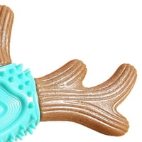 Shulemin okrugli šuplji Antler Dog žvakaća igračka Sigurnosna habanja, jedinstveni okus čišćenje zubi
