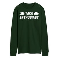 Instant poruka - Taco Entusiast - Muška majica dugih rukava