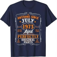 Vintage July Limited Edition godina stara 50. rođendan majica
