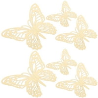 Setovi živopisne zidne naljepnice u obliku leptira ukrasne naljepnice 3D party naljepnice