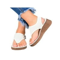 Gomelly Womens Sandale Wedge Heel Flip Flops Ljetna platforma Ležerne cipele