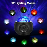 3-in-Star projektor Noćna svjetla sa hi-fi stereo bloetooth zvučnikom, glasom i daljinskim upravljačem