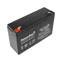Powerstar AGM6V12- 6V 12Ah Portalac GS PE hitna zamjenska lagana baterija