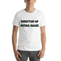 Direktor prodaje maloprodaje FUN Style Stil Short pamučna majica s majicom od nedefiniranih poklona