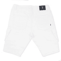 Makobi Bijeli traper Teretne kratke hlače - 34