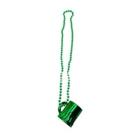 Pokloni za žene St Patricks Day Nakit Irska ogrlica Irski odmor Ornament Hat Glass Perles Privjesak