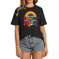LGBT gay ponos mjesec jedinstvena ženska majica, hvataju grafičku majicu sa mekim materijalom i šik
