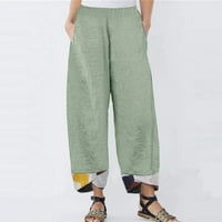 Chino hlače za ženske pantalone za žene u odjeći hlače Visoki struk porast s dugim nogama m